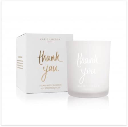 Katie Loxton Sentiment Thank You Candle