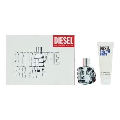 Diesel Only The Brave 2 Piece Gift Set: Eau De Toilette 50ml / Shower Gel 75ml