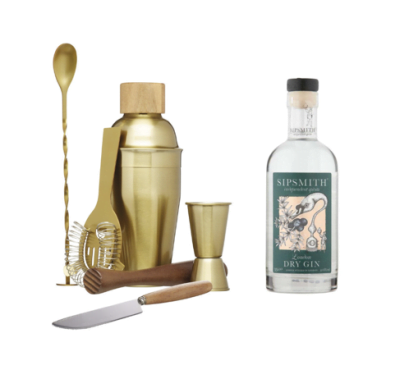 Sipsmith 35cl / BarCraft Six Piece Cocktail Set