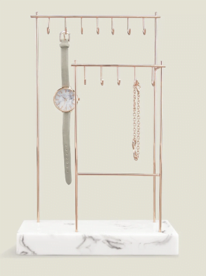 Stackers Large Rose Gold 12 Hook Jewellery Stand